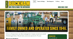 Desktop Screenshot of buckhamtransport.com